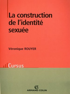 cover image of La construction de l'identité sexuée